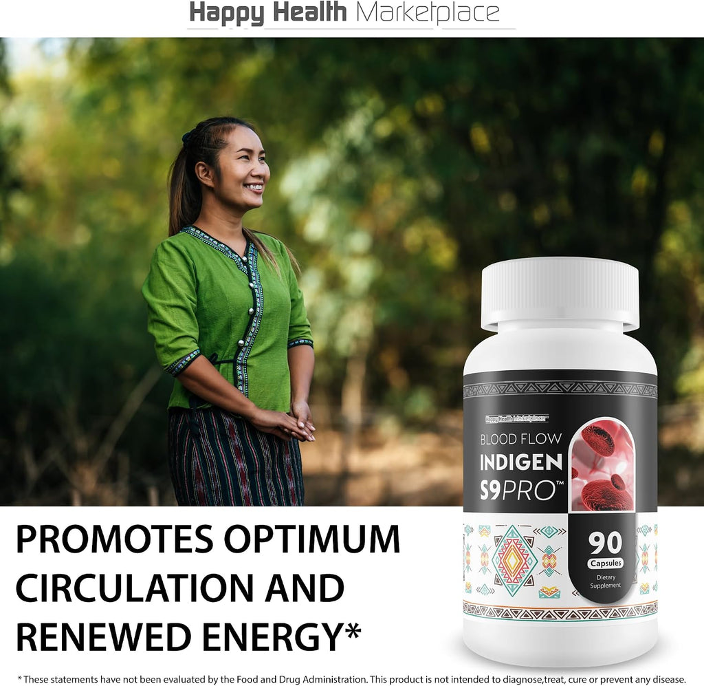 Blood Flow Indigen S9 Pro - Suplemento para la Circulación Sanguínea