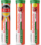 T&D Multivitamínico + Minerales en Comprimidos Efervescentes - Sabor Granada - 60 Servicios