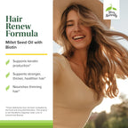 Terry Naturally Hair Renew Formula - Suplemento con Biotina, Cola de Caballo y Ácido Fólico - 60 Cápsulas Blandas (Paquete de 2)