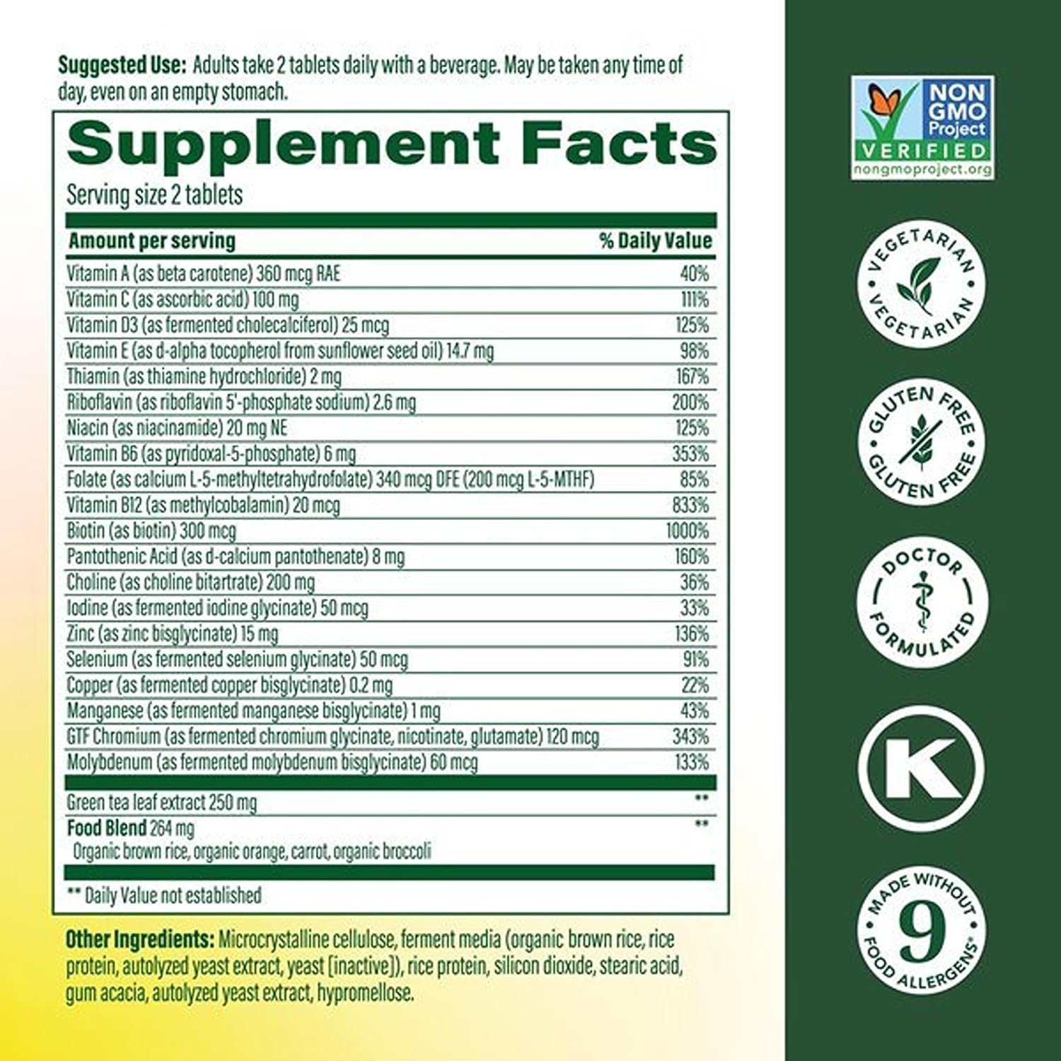 MegaFood Multi para Mujeres de 55+ - Multivitamínico y Mineral para Mujeres Mayores de 55 Años