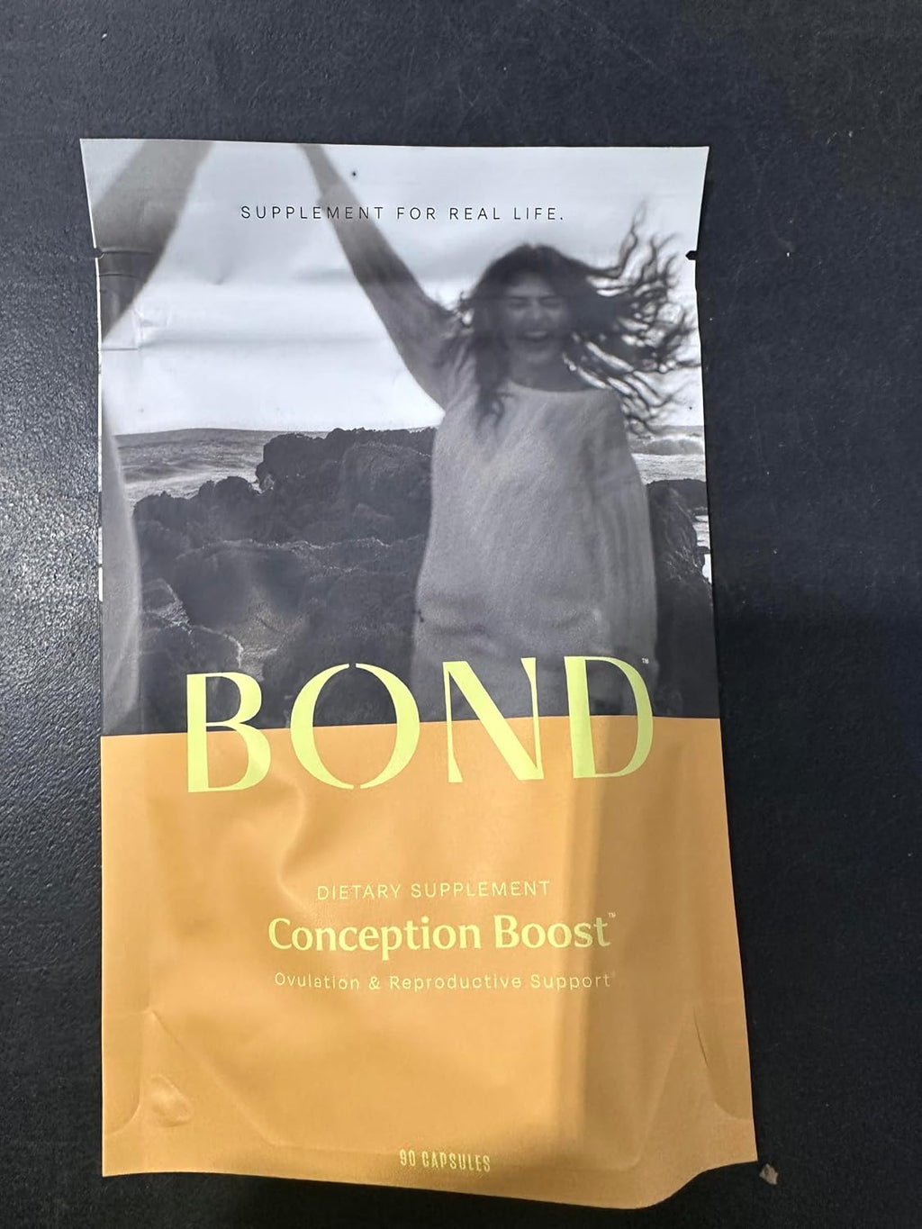 BOND Conception Boost – Suplemento de Fertilidad para Mujeres que Intentan Concebir – Vitaminas Prenatales con Metilfolato, CoQ10 y Probióticos