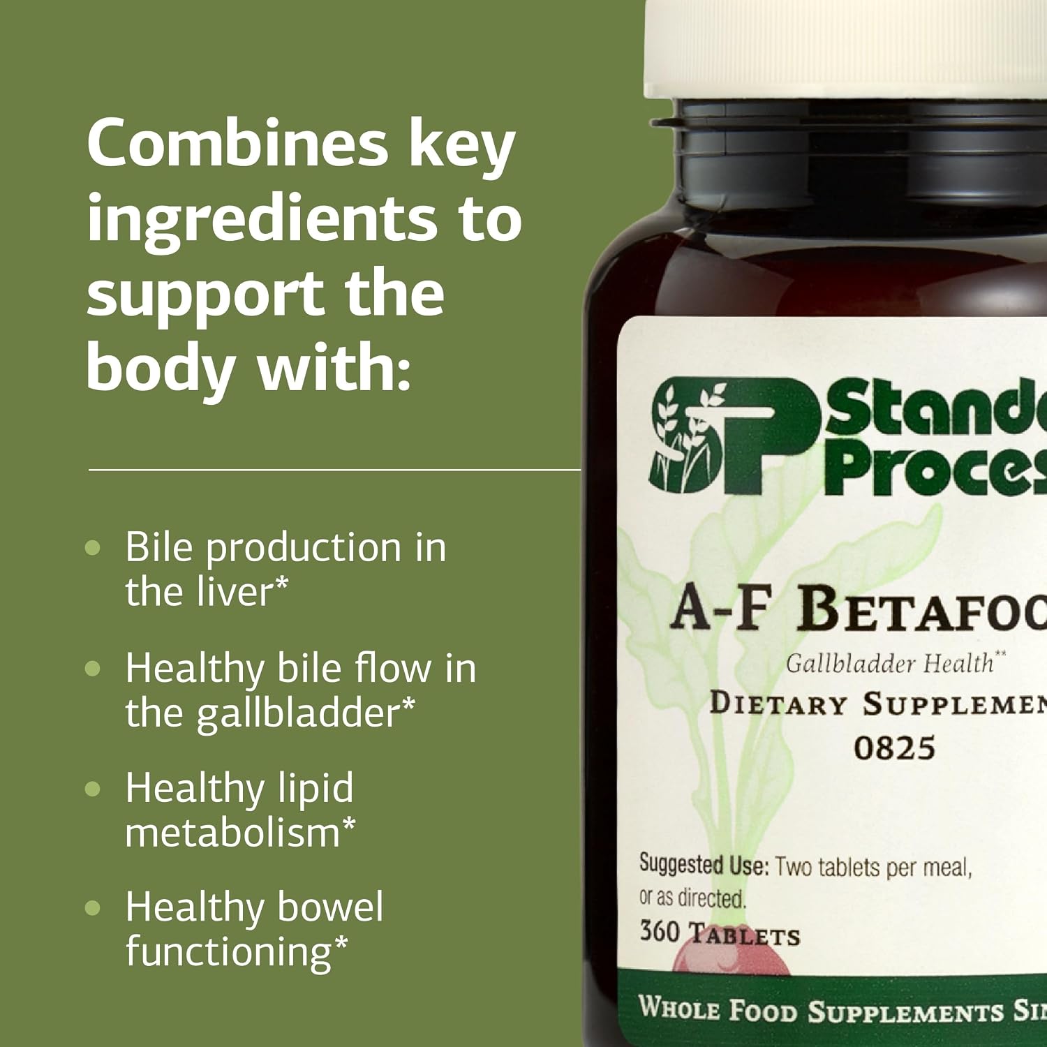 Standard Process A-F Betafood – 360 tabletas