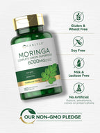 Carlyle Moringa Oleifera - 180 Cápsulas - Superalimento Verde