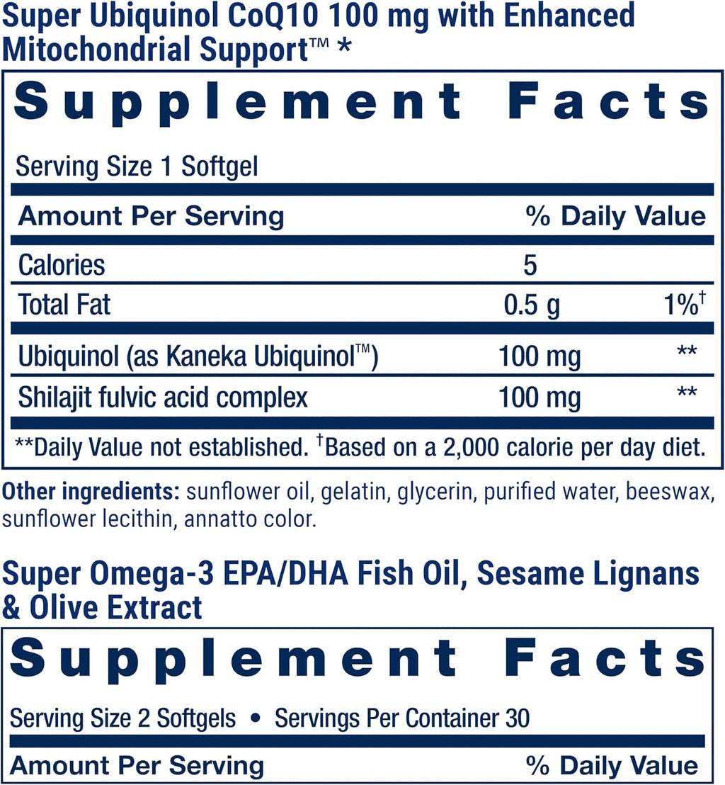 Life Extension Comprehensive Nutrient Packs Advanced - 30 Sobres con Multivitamínico, Curcumina, Aceite de Pescado y CoQ10