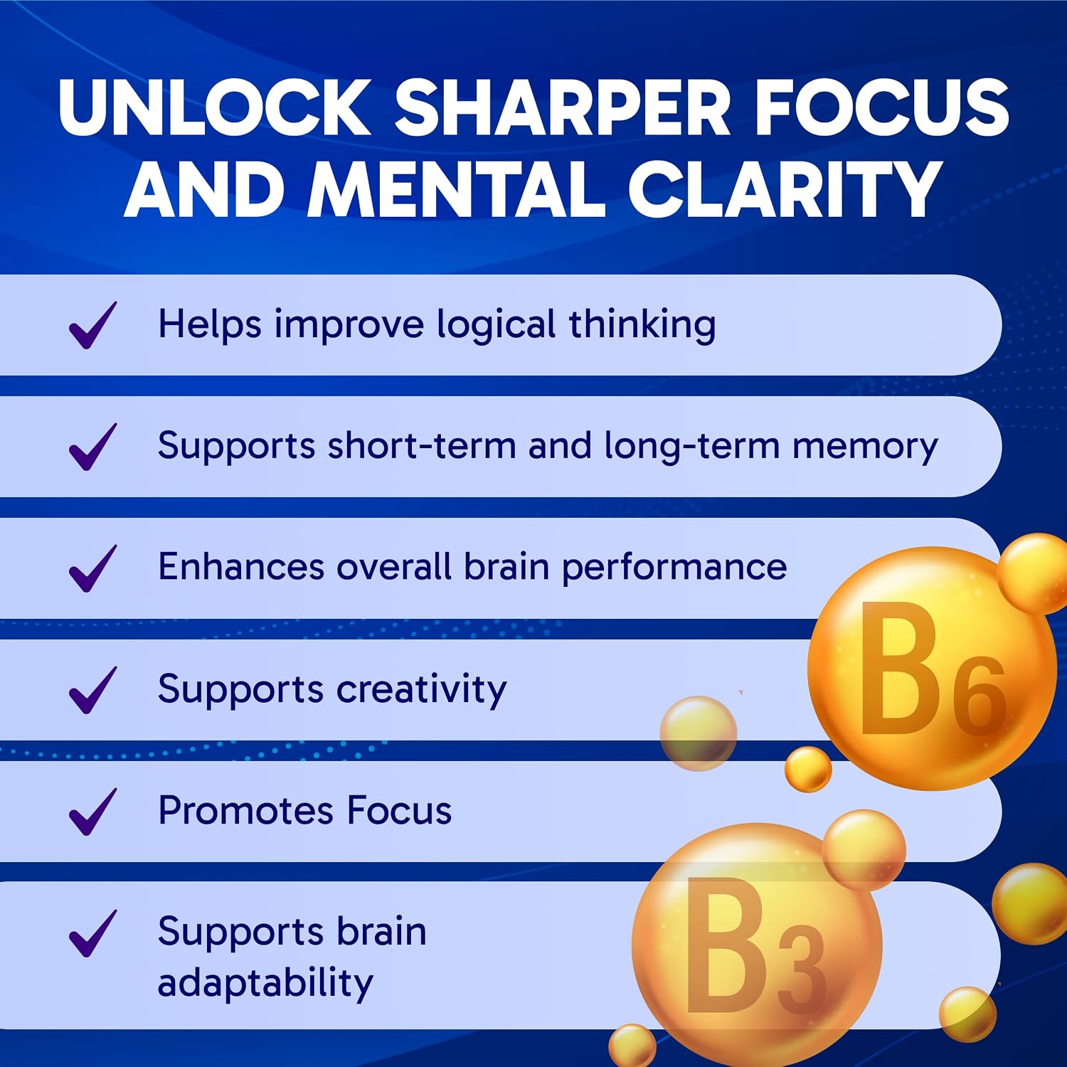 Clinical Effects Ideal Brain - Suplemento Nootrópico con Vitaminas B, GABA y Alpha-GPC, 30 Cápsulas Veganas
