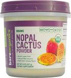 BareOrganics Amla Powder - Polvo de Amla Orgánico, Superalimento de Grosella India, para Batidos, Tés y Recetas, Sin OGM, Vegano, 227 g