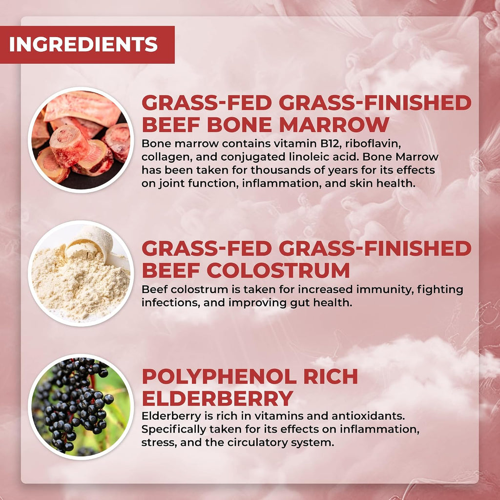 Santa Cruz Paleo, Food of the Gods Suplemento de Órganos de Vacuno Alimentado con Pasto para Hombres y Mujeres, con Colágeno, Maca, Colostro, Caldo de Huesos, Hierro, Vitamina B12, Sin Gluten, Keto, 30 Dosis