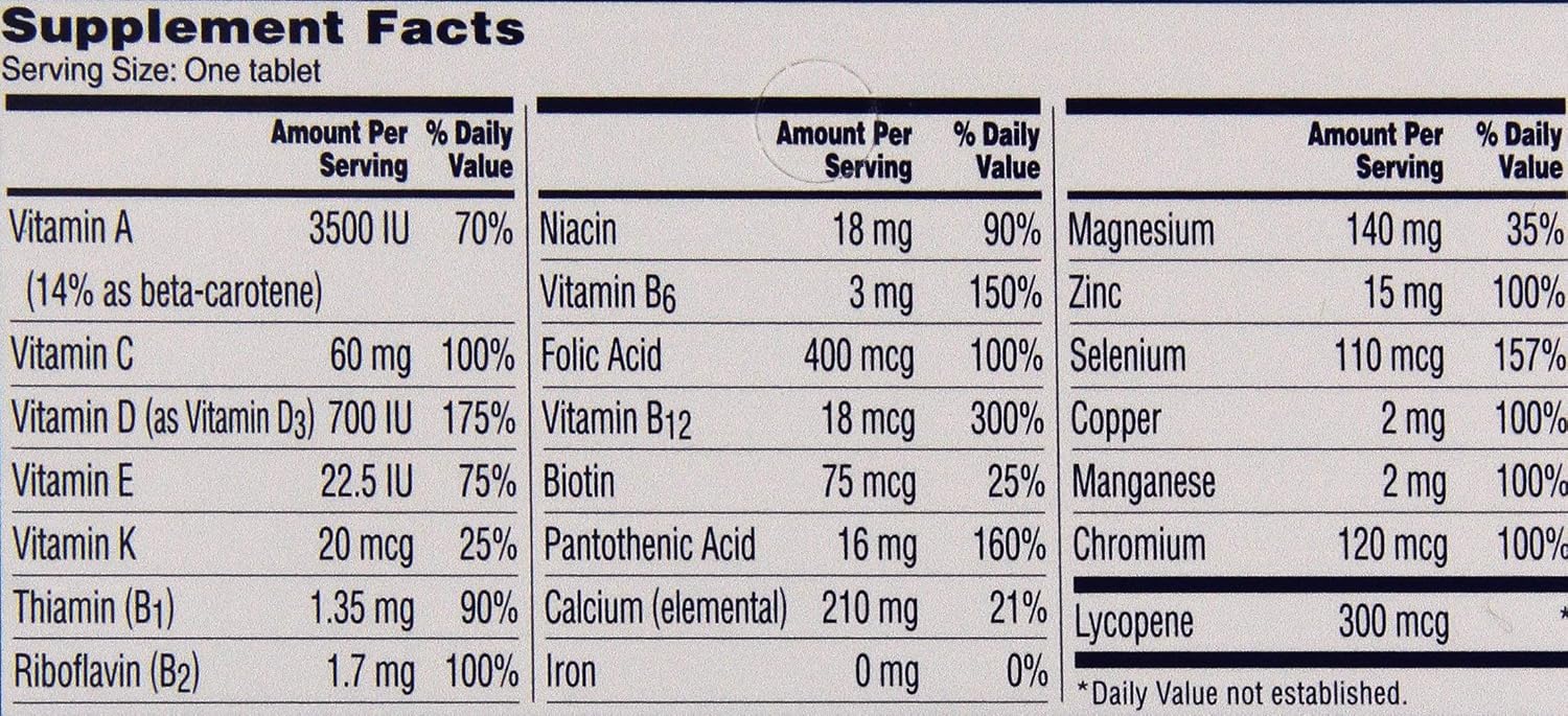 One-A-Day Men's Health Formula, 100 Cápsulas