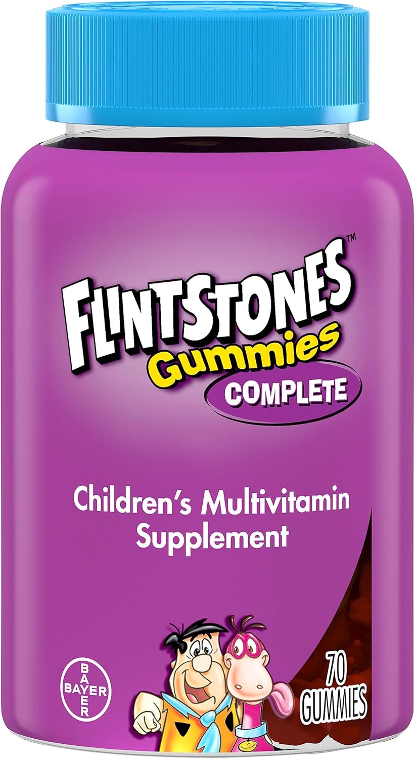 Flintstones Complete Gomitas Multivitamínico 70 Gomitas (Paquete de 2)