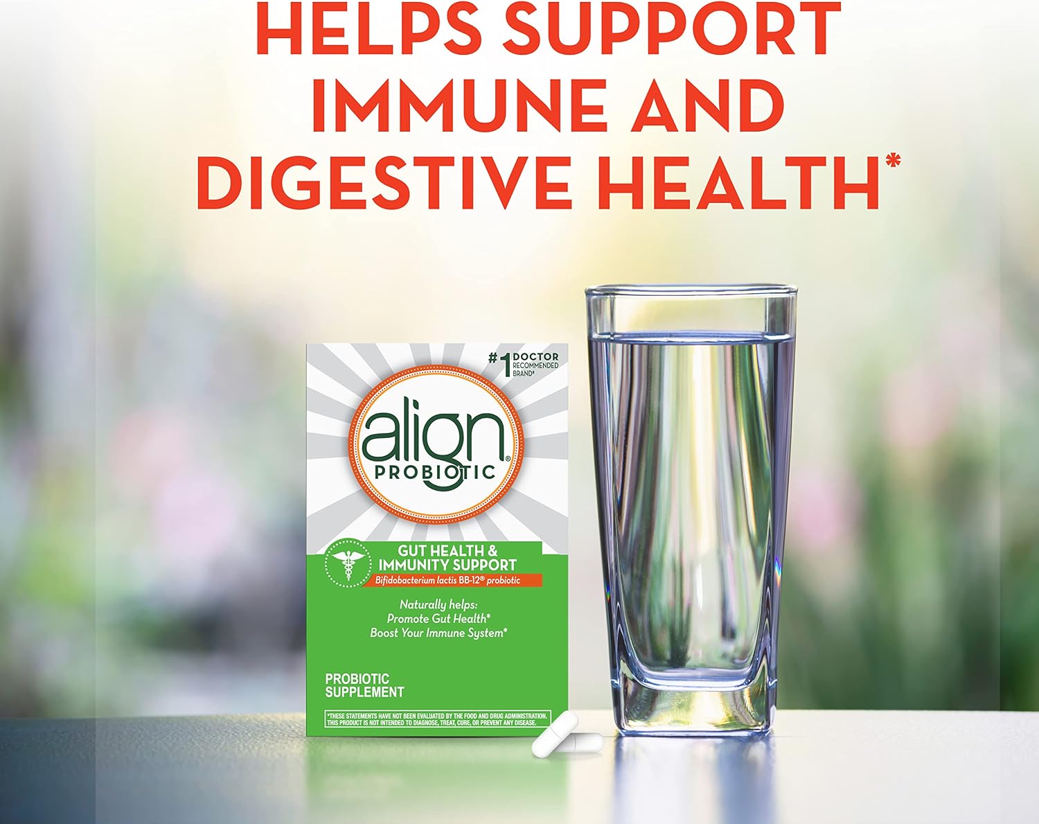 Align Gut Health & Immunity Probiotic, Apoyo Digestivo e Inmunitario Diario, 14 Cápsulas