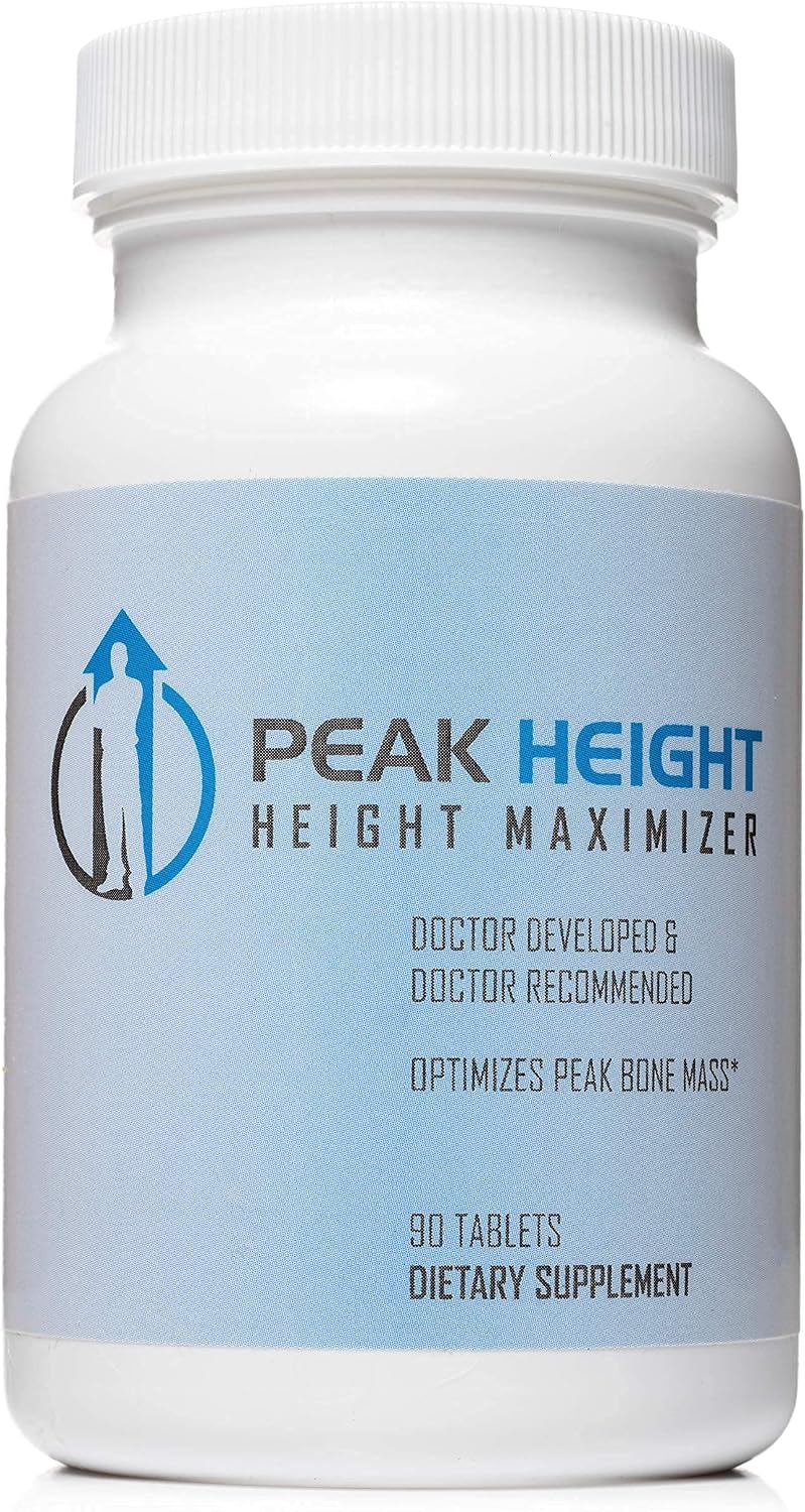 Peak Height Growth Supplement - Suplemento para el Crecimiento en Altura, 12 Paquetes