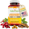 Berberina HCL 1000mg - Suplemento de Berberina, Vegano y Sin Gluten (120 Cápsulas)