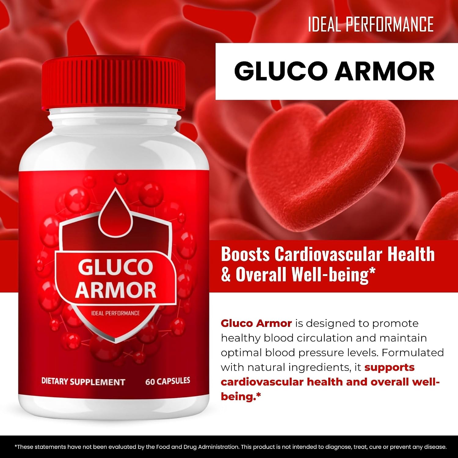 Gluco Armor Advanced Blood Formula Cápsulas (5 Pack)