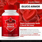Gluco Armor Advanced Blood Formula - Fórmula Avanzada para Circulación Saludable (3 Paquetes)