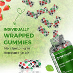 nETiXER Gominolas de Vinagre de Manzana – 350mg, con Vitamina B9 y B12 – Veganas – 60 Gominolas
