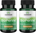 Swanson Bioperine 10 mg 60 Cápsulas (Pack de 2)