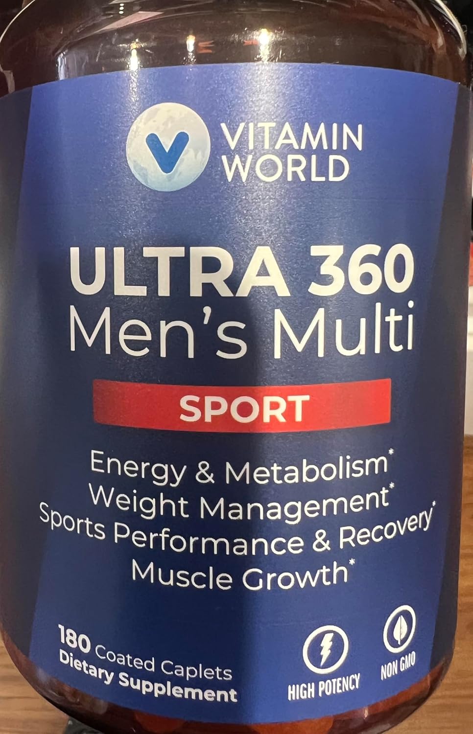 Vitamin World Ultra 360 Men's Multi Sport – Apoyo a la energía y el rendimiento: la mezcla de BCAA y aminoácidos – Image 1