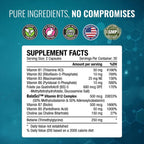 Approved Science Methylated B Complex – Complejo B Bioactivo Metilado con Folato (5-MTHF), Vitamina B12 Metilada, P5P, Colina y Betaína – 60 Cápsulas – Pack de 6