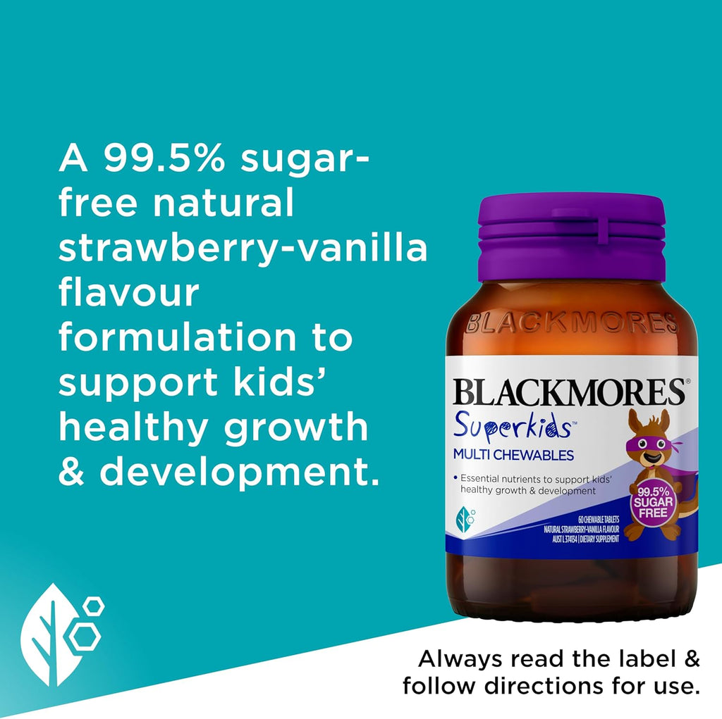 Blackmores Superkids Multi 60 Comprimidos Masticables