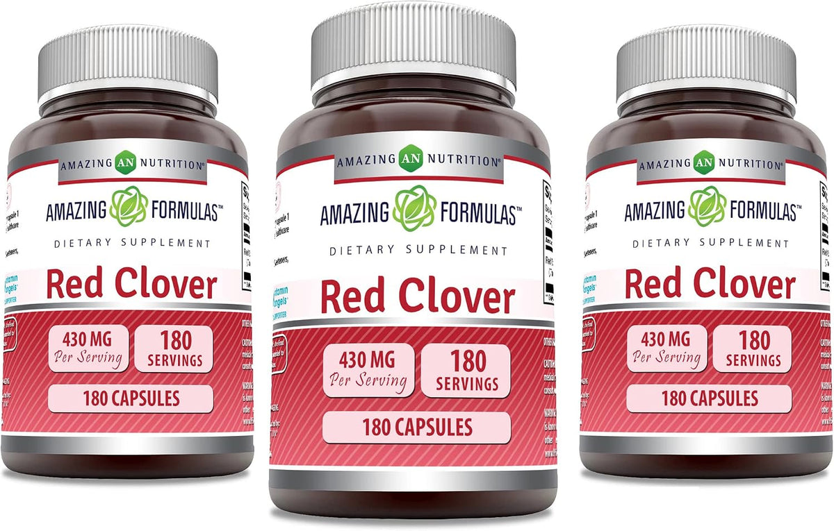 Amazing Formulas Trébol Rojo 430 mg - 180 – Fabricado según las normas GMP: Buenas Prácticas de Manufactura, – Image 6