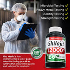FITO MEDIC'S Lab | Shilajit | Cápsulas de Shilajit | 180 Cápsulas