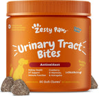 Zesty Paws Suplemento de Arándano para Perros - Control de Vejiga - Apoyo Urinario - Masticables de Arándano - Apoyo Inmune y Digestivo - Pollo - 90 Unidades