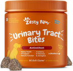 Zesty Paws Stay Green Bites - Snacks blandos para perros contra manchas de césped por orina - Sabor a pollo - 90 unidades