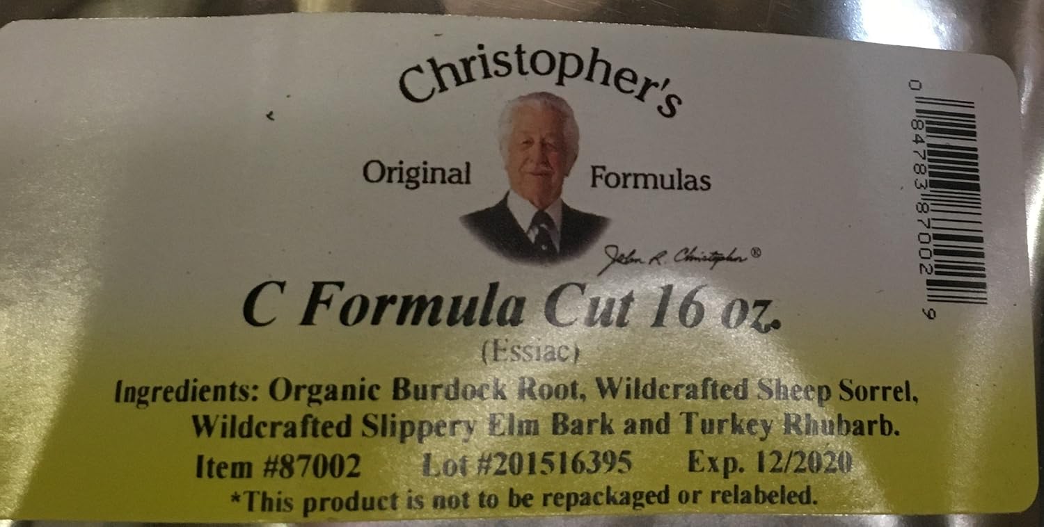 Christopher's Original Formulas Essiac-C Formula Cortado 454 g