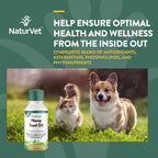 NaturVet Aceite de Semillas de Cáñamo, Krill y Salmón - 237 ml