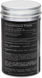 Maqui Berry, 60 cápsulas | 500mg, Extracto estandarizado (10% antocianinas)