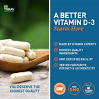 Dr. Tobias Vitamina D3 5000 IU – 90 Cápsulas