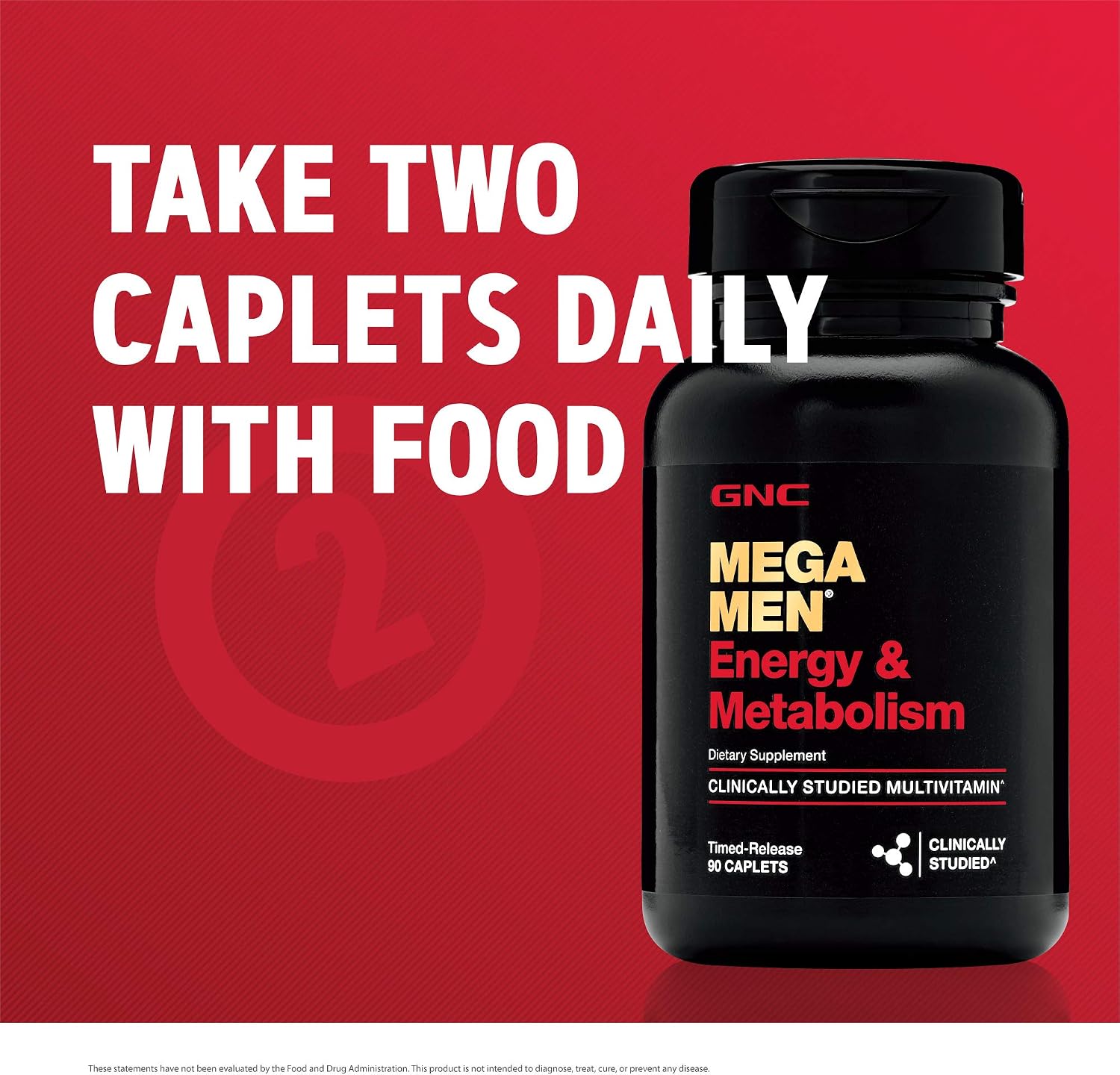GNC Mega Men Energy & Metabolism Multivitamin - 90 Tablets