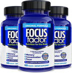 Focus Factor Nutrition for The Brain – Multivitamínico Completo con Bacopa y Vitaminas B6, B12, D, 180 Comprimidos