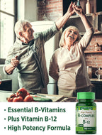 Nature's Truth Complejo B de Alta Potencia con B-12, 90 comprimidos (Paquete de 3)