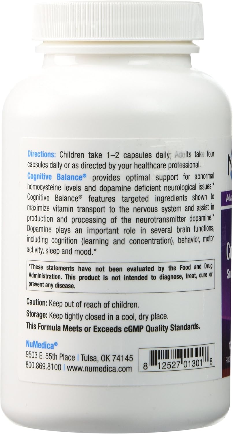 Cognitive Balance 120 VegiCaps - NuMedica