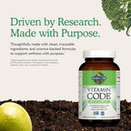 Garden of Life Complejo B, 120 Cápsulas Veganas, Alta Potencia para Energía y Metabolismo con B6, Folato y B12 como Metilcobalamina más Probióticos