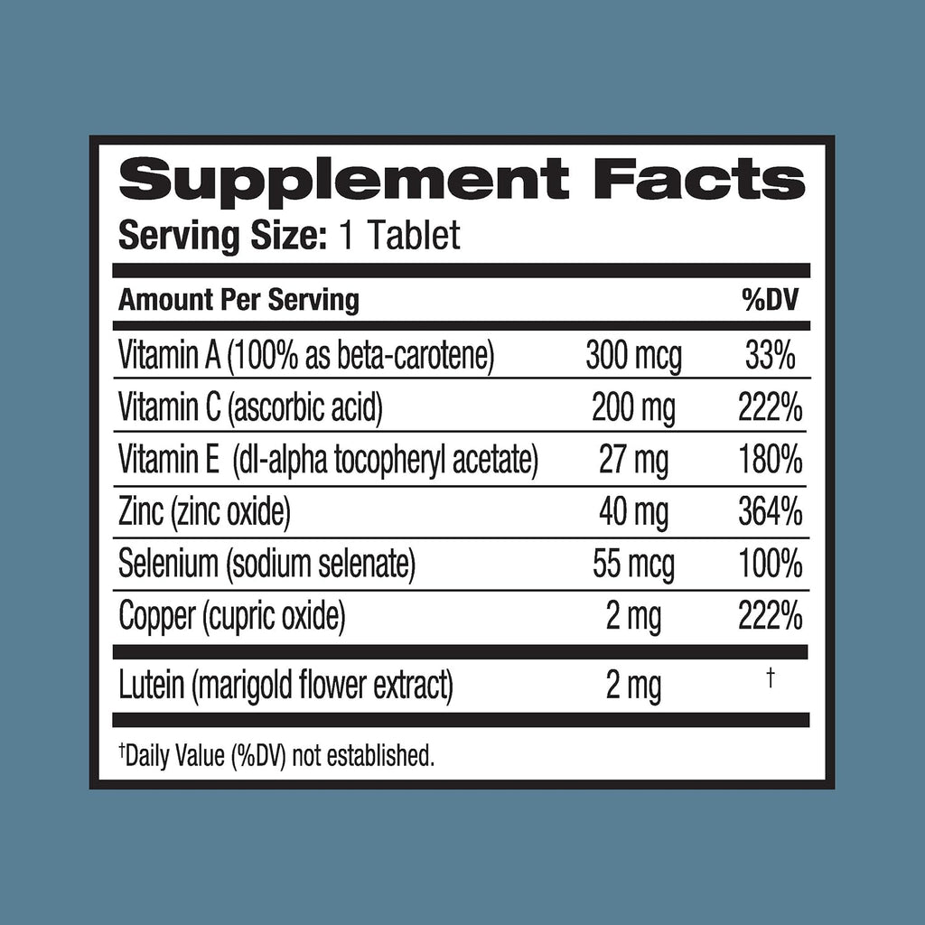 Ocuvite Luteína y Antioxidantes - 120 Comprimidos (Pack de 2)
