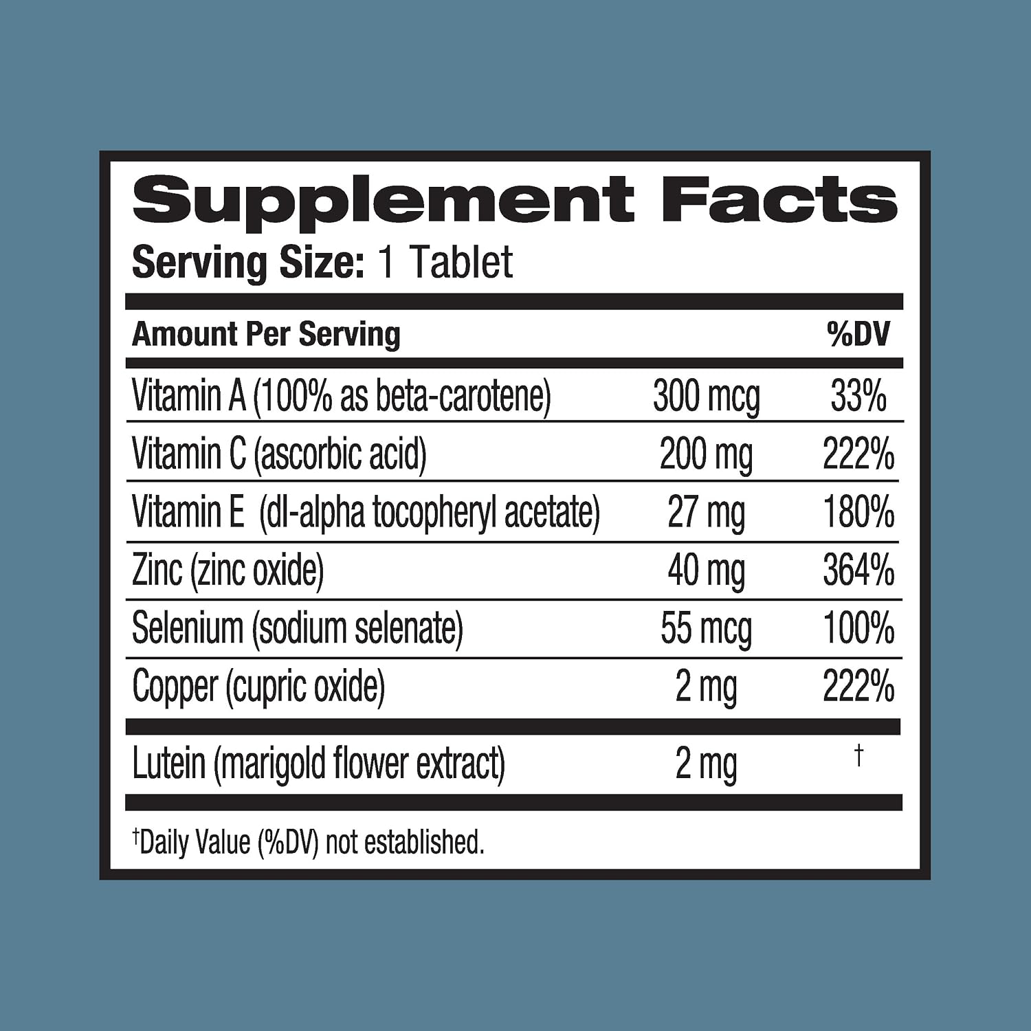 Ocuvite Luteína y Antioxidantes - 120 Comprimidos (Pack de 2)