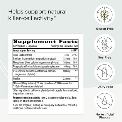Integrative Therapeutics Cellular Forte - Inositol e IP-6 - 120 Cápsulas – Image 2