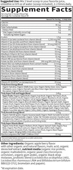 Garden of Life Sport Organic Greens – Apple Berry (270g)
