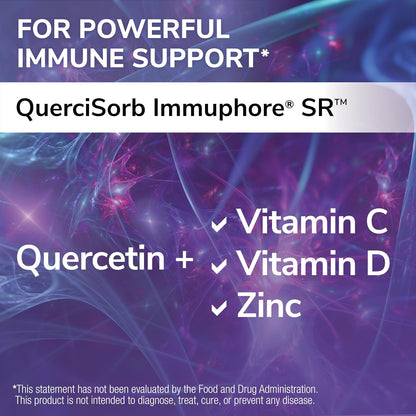 QuerciSorb Immuphore SR Quercetina con – Zinc : Contribuye al funcionamiento normal del sistema inmunitario y a la – Image 3