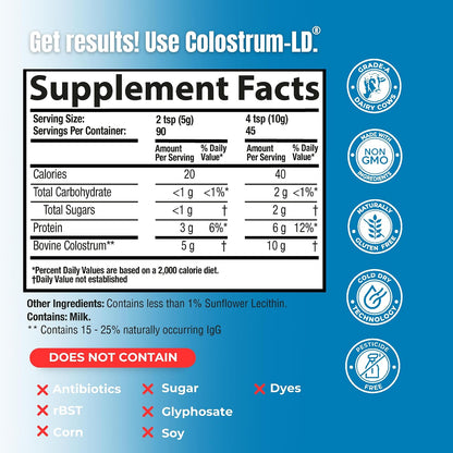 Colostrum-LD en Polvo Liposomal - 90 Porciones (454g) – Image 3