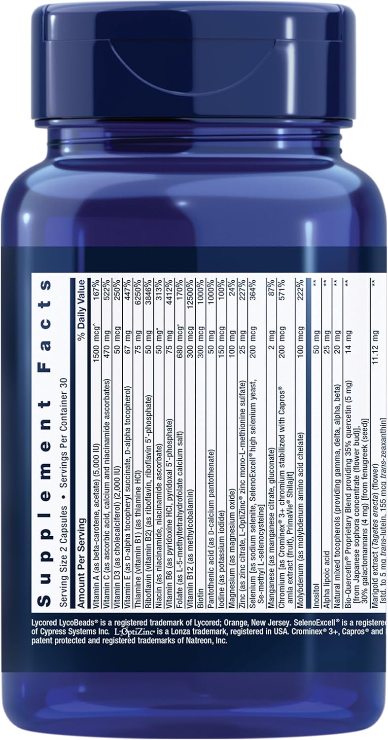 Life Extension Two-Per-Day Multivitamin - 60 Cápsulas