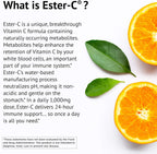 Ester-Vitamina C con Bioflavonoides Cítricos 500 mg - 450 Comprimidos Vegetales