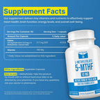 L-Metilfolato 10 mg | 90 Cápsulas | Complemento Bioactivo de 5-MTHF | LifeStrength
