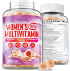 Gominolas Multivitamínicas para Mujeres 50+ con Omega 3, Coenzima Q10, Hierro, Calcio - Pack de 2