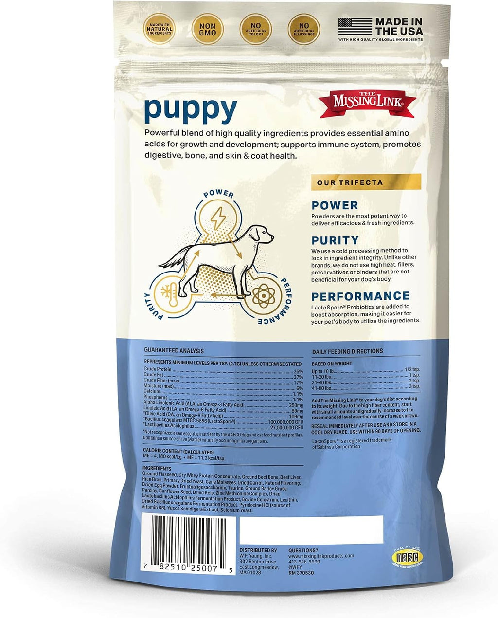 The Missing Link Puppy 227g Suplemento en Polvo Superfood para Cachorros