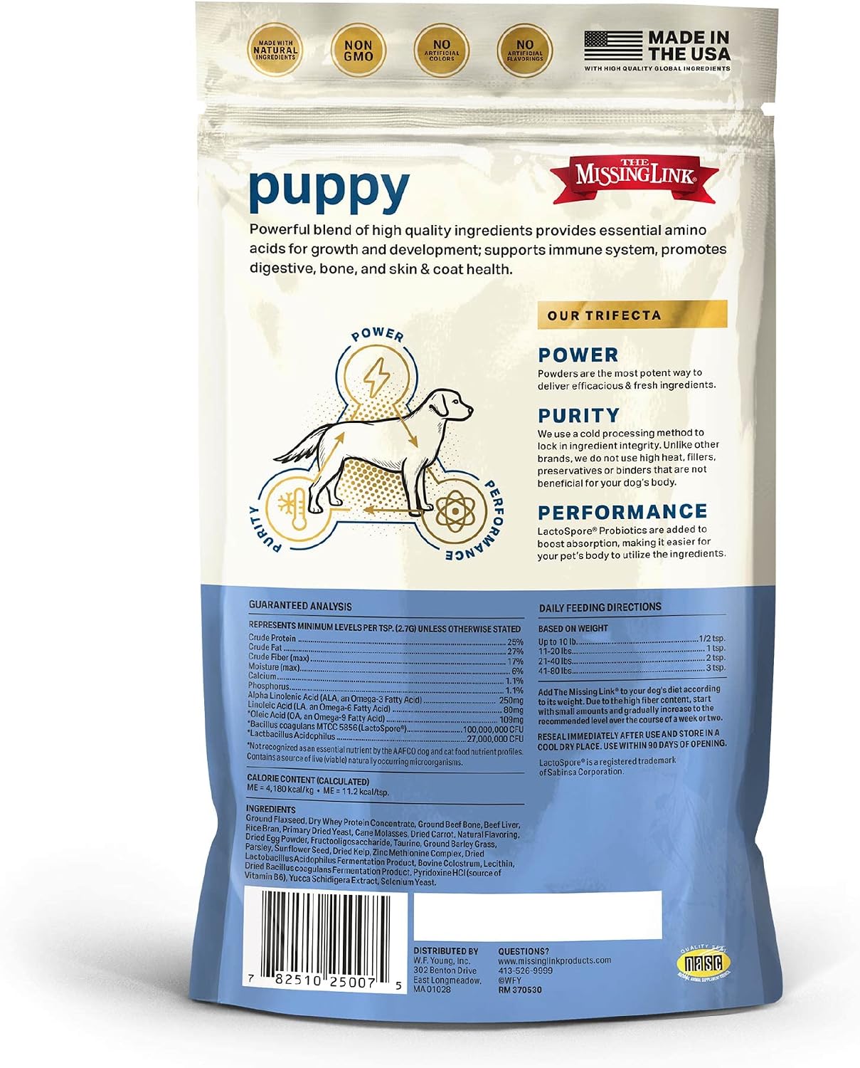 The Missing Link Puppy 227g Suplemento en Polvo Superfood para Cachorros