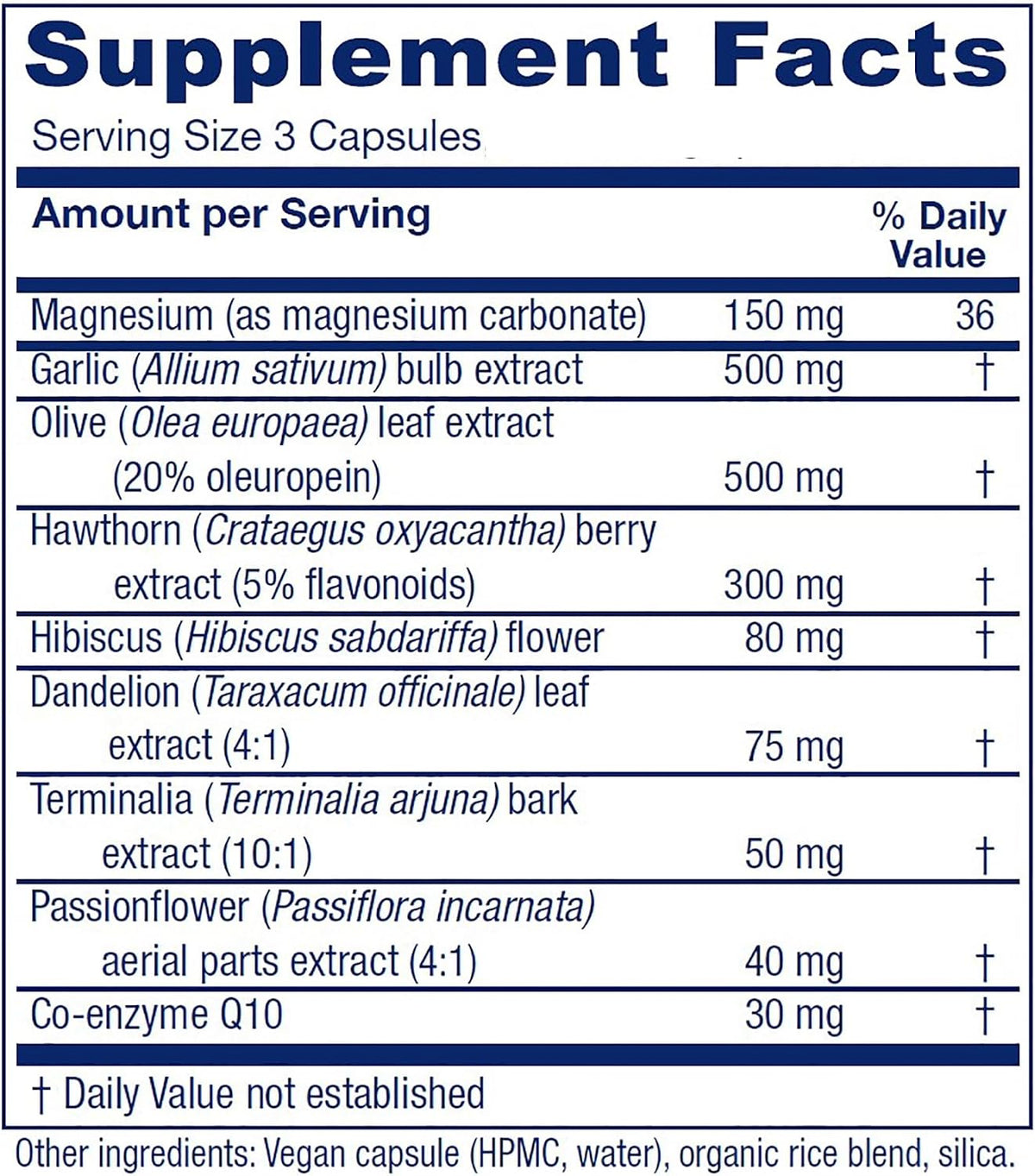 Vitanica VasoBlend, 180 Cápsulas - Apoyo – Coenzima Q10 (CoQ10): Presente de forma natural en el organismo y en la – Image 2