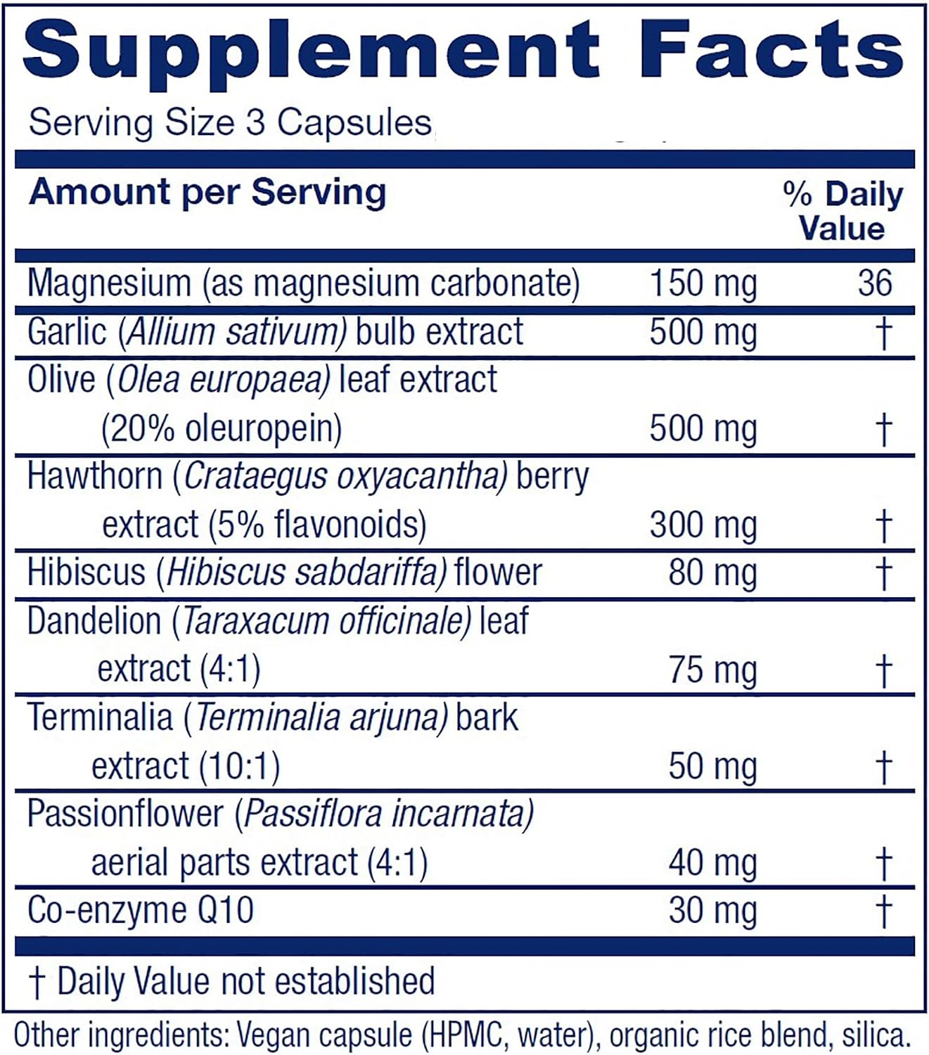 Vitanica VasoBlend, 180 Capsules - Cardiovascular Support